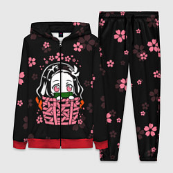 Женский 3D-костюм KIMETSU NO YAIBA, цвет: 3D-красный