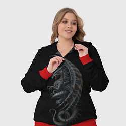 Женский 3D-костюм Black Dragon, цвет: 3D-красный — фото 2