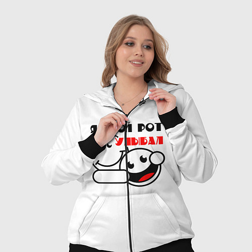 Женский костюм Улыбака / 3D-Черный – фото 3