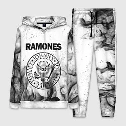 Женский 3D-костюм RAMONES, цвет: 3D-белый