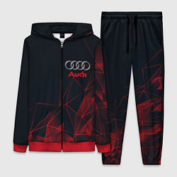 Женский 3D-костюм AUDI, цвет: 3D-красный
