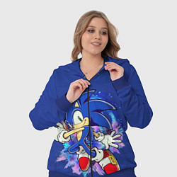 Женский 3D-костюм Sonic, цвет: 3D-синий — фото 2