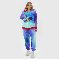 Женский 3D-костюм Соник, цвет: 3D-красный — фото 2
