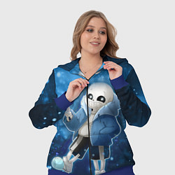Женский 3D-костюм UNDERTALE, цвет: 3D-синий — фото 2