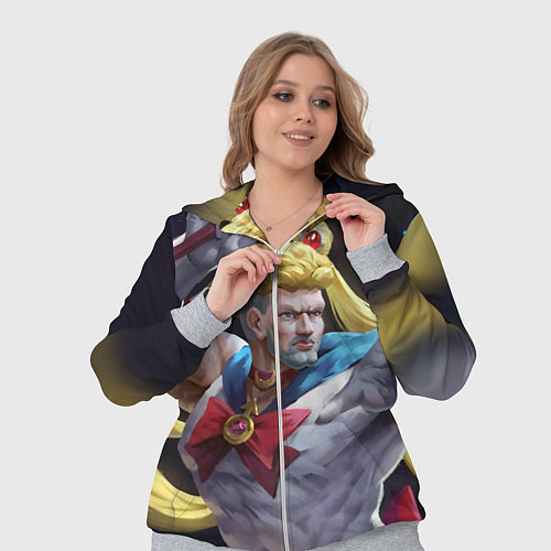 Женский костюм Сейлор Панч / 3D-Меланж – фото 3