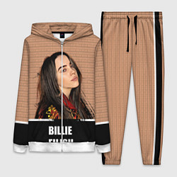 Женский 3D-костюм Billie Eilish, цвет: 3D-белый