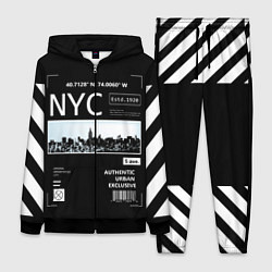 Женский 3D-костюм Off-White: NYC, цвет: 3D-черный