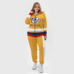 Женский 3D-костюм Нэшвилл Предаторз, цвет: 3D-красный — фото 2