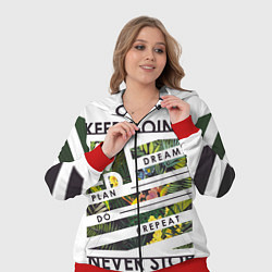 Женский 3D-костюм Off-White: Keep Going, цвет: 3D-красный — фото 2