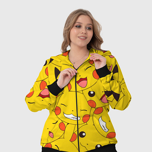 Женский костюм Pikachu / 3D-Черный – фото 3