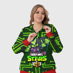 Женский 3D-костюм BRAWL STARS VIRUS 8-BIT, цвет: 3D-красный — фото 2