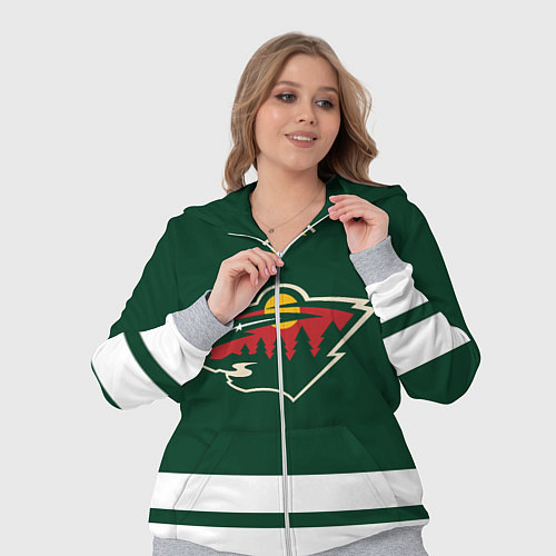 Женский костюм Миннесота Уайлд / 3D-Меланж – фото 3