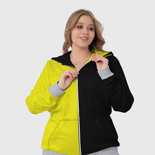 Женский костюм BLACK YELLOW / 3D-Меланж – фото 3