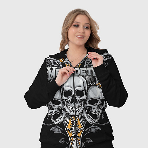 Женский костюм Megadeth / 3D-Черный – фото 3