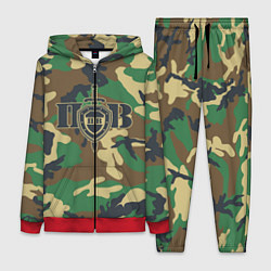 Женский 3D-костюм Пограничные Войска камуфляж, цвет: 3D-красный