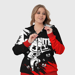 Женский 3D-костюм FORTNITE x MARSHMELLO, цвет: 3D-красный — фото 2