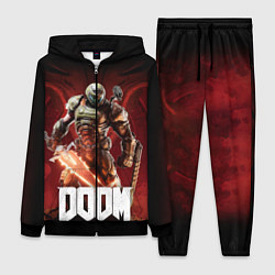 Женский 3D-костюм Doom, цвет: 3D-черный