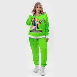 Женский 3D-костюм MINECRAFT, цвет: 3D-белый — фото 2