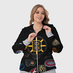 Женский 3D-костюм NHL Boston Bruins Z, цвет: 3D-меланж — фото 2
