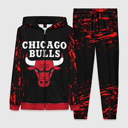 Женский 3D-костюм CHICAGO BULLS, цвет: 3D-красный