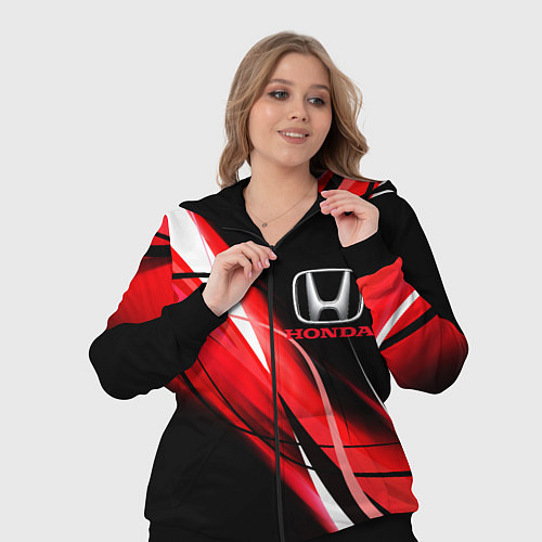 Женский костюм HONDA / 3D-Черный – фото 3