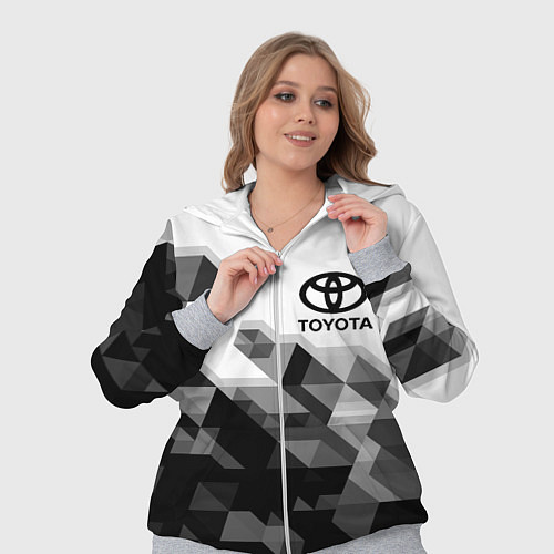 Женский костюм TOYOTA / 3D-Меланж – фото 3