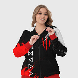 Женский 3D-костюм The Witcher, цвет: 3D-красный — фото 2