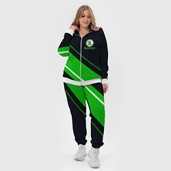 Женский 3D-костюм SKODA, цвет: 3D-белый — фото 2