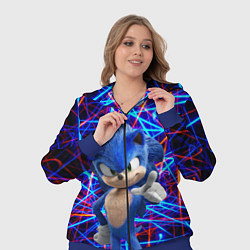 Женский 3D-костюм Sonic, цвет: 3D-синий — фото 2
