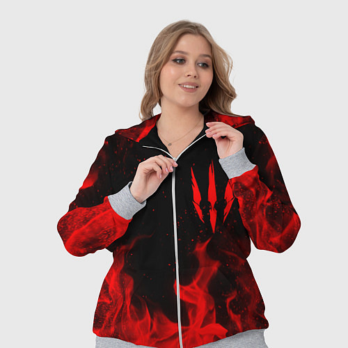 Женский костюм ВЕДЬМАК 3 ГЕРАЛЬТ КОГОТЬ / 3D-Меланж – фото 3