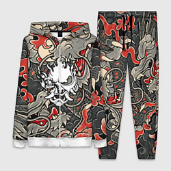 Женский 3D-костюм CYBERPUNK2077 SAMURAI, цвет: 3D-белый