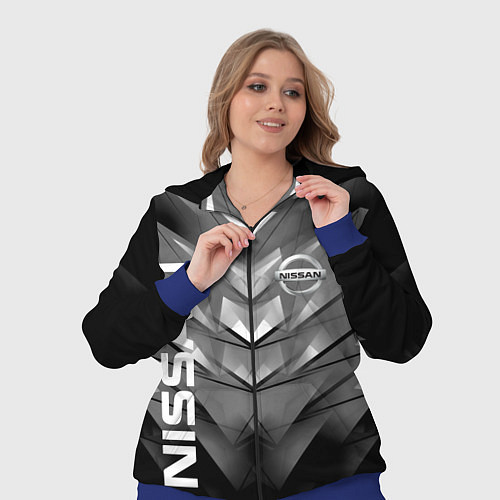 Женский костюм NISSAN / 3D-Синий – фото 3