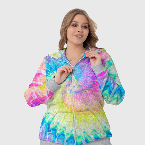 Женский костюм ЛЕТО / 3D-Меланж – фото 3