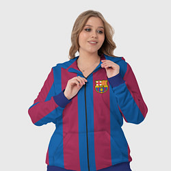 Женский 3D-костюм FC Barcelona 2021, цвет: 3D-синий — фото 2