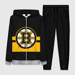 Женский 3D-костюм BOSTON BRUINS NHL, цвет: 3D-меланж