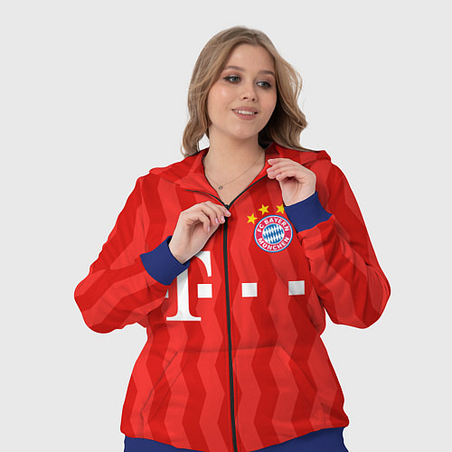 Женский костюм FC Bayern Munchen униформа / 3D-Синий – фото 3
