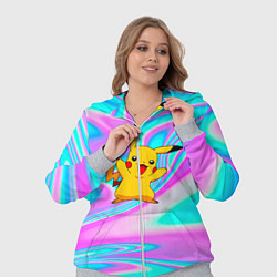Женский 3D-костюм Пикачу, цвет: 3D-меланж — фото 2