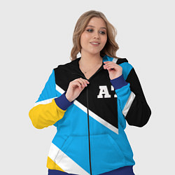 Женский 3D-костюм Athletic team blue, цвет: 3D-синий — фото 2