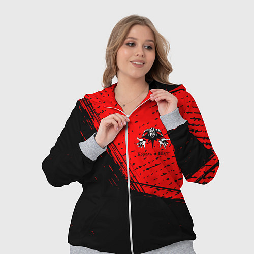 Женский костюм КОРОЛЬ И ШУТ / 3D-Меланж – фото 3