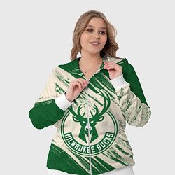 Женский 3D-костюм Милуоки Бакс, цвет: 3D-белый — фото 2