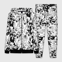 Женский 3D-костюм GHOSTEMANE, цвет: 3D-черный