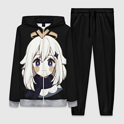 Женский 3D-костюм Genshin Impact Paimon, цвет: 3D-меланж