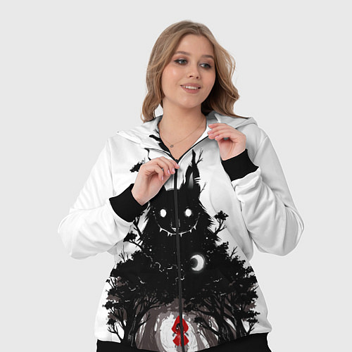 Женский костюм Красная шапочка / 3D-Черный – фото 3