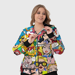 Женский 3D-костюм Pop Art, цвет: 3D-черный — фото 2