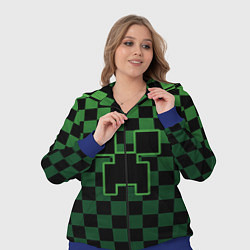 Женский 3D-костюм Minecraft, цвет: 3D-синий — фото 2