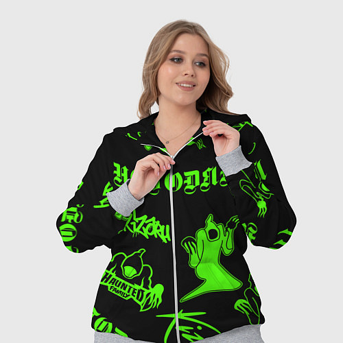 Женский костюм KIZARU HAUNTED FAMILY / 3D-Меланж – фото 3