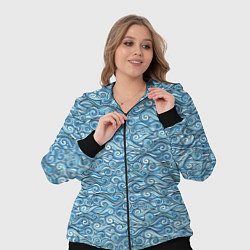 Женский 3D-костюм Море волнуется, цвет: 3D-черный — фото 2