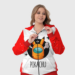 Женский 3D-костюм Among Picachu, цвет: 3D-красный — фото 2
