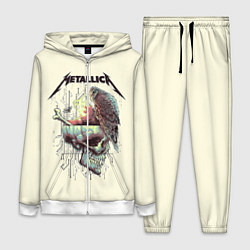 Женский 3D-костюм Metallica, цвет: 3D-белый
