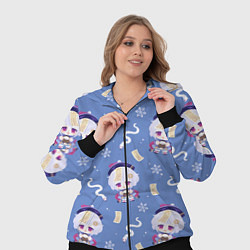 Женский 3D-костюм Genshin Impact, цвет: 3D-черный — фото 2